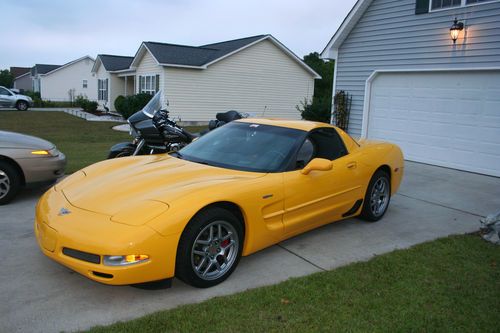 2003 corvette z06 with window sticker and extras