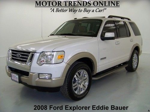 2008 4x4 navigation roof leather htd seats 3rd row ford explorer eddie bauer 60k