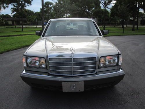 Classic 1989 420sel low miles clean autocheck books/records garage kept florida