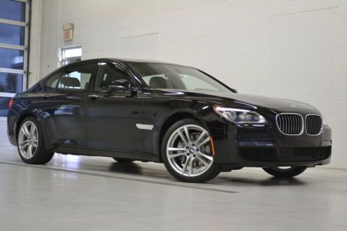 Great lease/buy! 14 bmw 740li m sport lighting cold weather leather moonroof