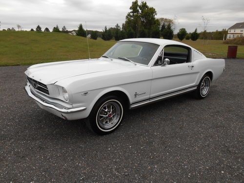 1965 ford mustang fastback a code ps disc brakes 289 auto no reserve