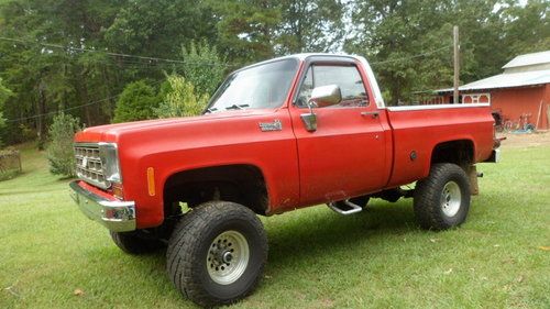 1977 chevy truck 350 engine 4wd custom deluxe 3 inch lift kit