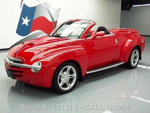 2004 chevy ssr reg convertible htd leather spoiler 19k  texas direct auto