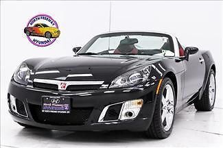 2008 saturn sky red line turbocharged chrome wheels leather w/red inserts