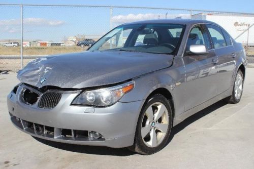 2007 bmw 525xi awd damaged salvage runs! luxurious loaded priced to sell l@@k!