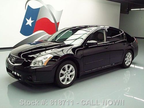 2008 nissan maxima 3.5 sl leather sunroof bose only 49k texas direct auto