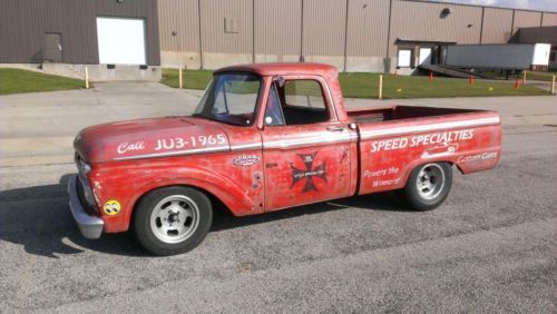 1965 ford f100 short bed rat rod pickup,460 engine,c6 auto trans, drive anywhere