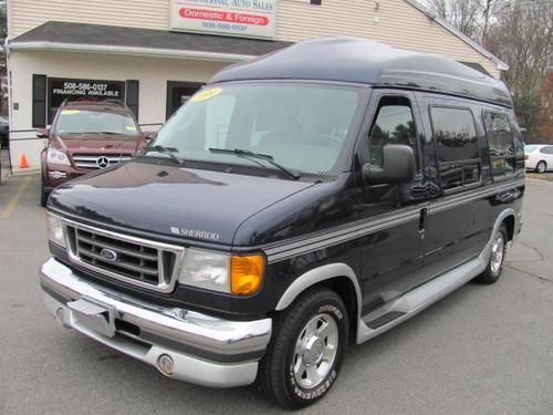 2004 ford e150 loaded highroof conversion van! fully serviced.exc.condition!