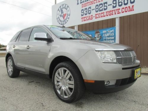 2008 lincoln mkx fwd 1 texas owner 20&#034; chrome wheels navigation pano sunroofs