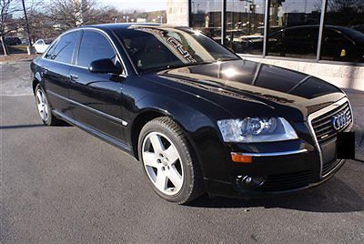 2007 audi a8 4.2 quattro awd navigation heated seats bose leather sunroof clean!