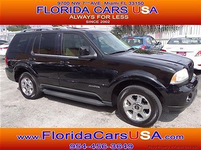 Lincoln aviator 1-owner hwy miles great condition carfax certified florida