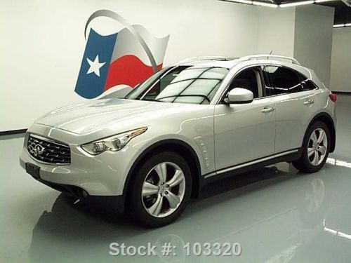 2009 infiniti fx35 sunroof rear cam 20&#034; wheels only 25k texas direct auto
