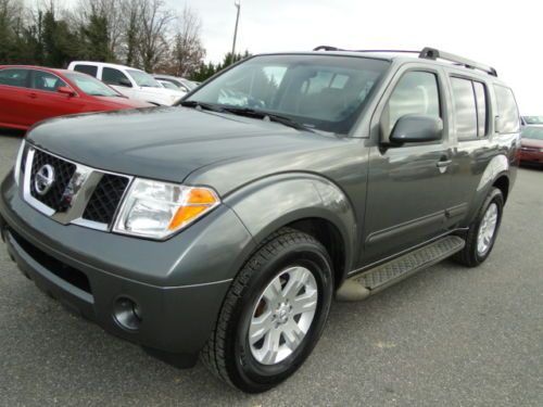 2006 nissan pathfinder le 2 leather wheel drive clear title  no damage