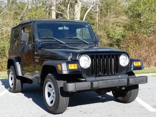 ~~02~jeep~wrangler~x~auto~6cyl~a/c~new top~79k~nice~no reserve~~