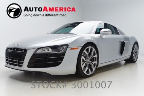 8k one 1 owner low miles 2011 audi r8 5.2l v10 awd nav leather 6 speed manual