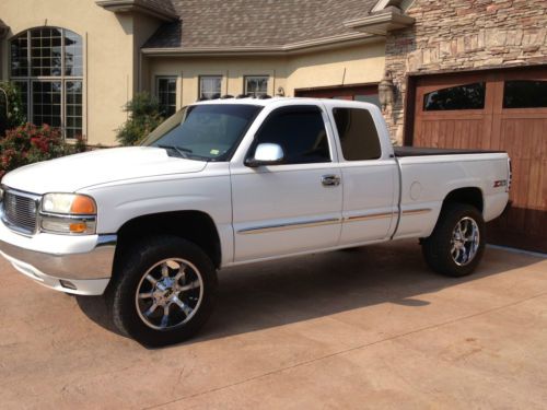 2002 gmc sierra 4wd extended cab slt nice truck!