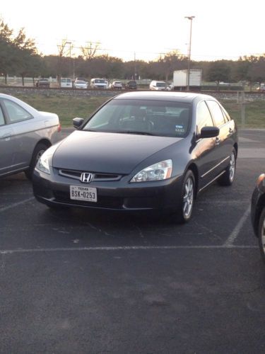 2005 honda accord ex (l) v6 sedan 4-door 3.0l leather