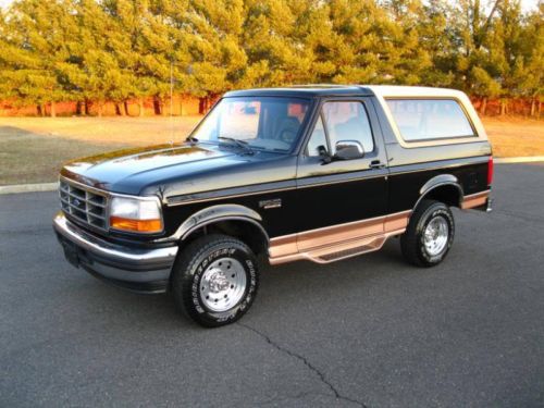 1995 bronco**only 72k actual miles!** 5.8 liter v8 tow packge_leather! gorgeous