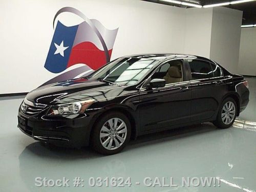 2011 honda accord ex-l sedan sunroof htd leather 65k mi texas direct auto