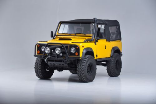 1997 land rover defender 90 very rare aa yellow supercharged $20k in upgrades!!!