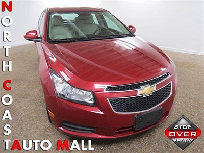 2014(14)cruze lt fact w-ty only 8k mile red/tan lthr heat sts start onstar save!