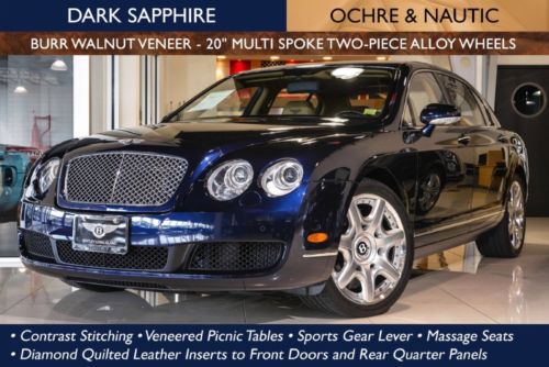 One owner; original msrp $191,075; dark sapphire / ochre &amp; nautic
