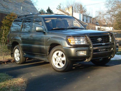 Excellent fj100; bulletproof engine, good to 400,000mi+ w/all service records