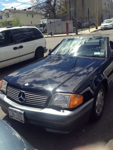 1993 mercedes-benz 600sl base convertible 2-door 6.0l black 1of 3 in usa