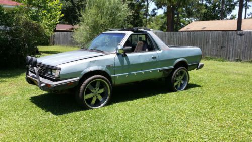 Custom 1985 subaru brat gl standard cab pickup 2-door 1.8l