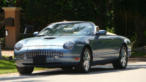 2005 ford thunderbird 50th anniversary edition both tops, rack, boot and cover