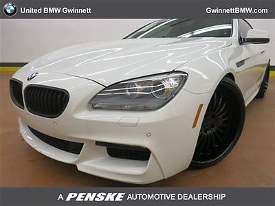650i 6 series low miles 2 dr coupe automatic gasoline 4.4l 8 cyl alpine white
