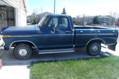 Ford f-100 1978 302 shortbed chrome package c-6