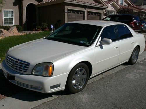 2001 cadillac deville dts pearl white mechanics special