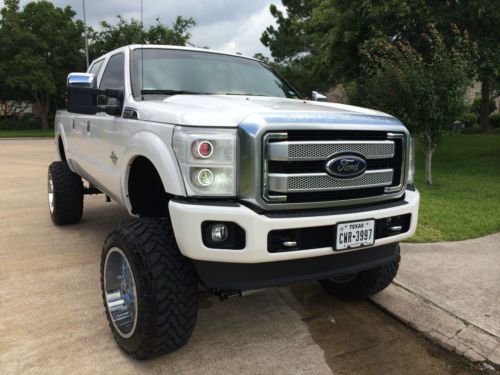 Ford f250 platinum 4x4 lifted w/ over 21k invested