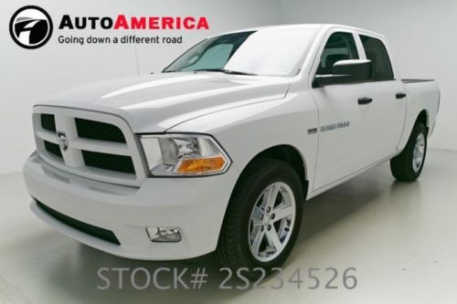 2012 ram 1500 4x4 st 24k low miles crewcab bed liner one 1 owner cln carfax