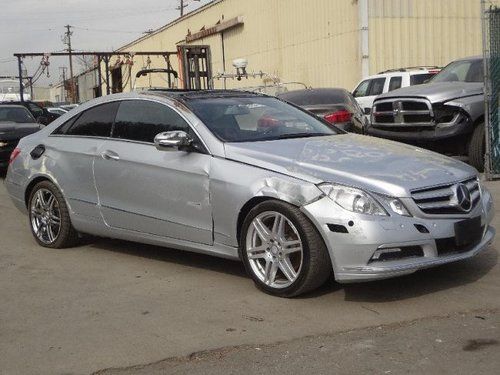 2010 mercedes-benz e350 coupe damaged salvage only 41k miles runs! cooling good