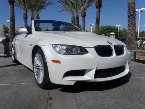 2011 bmw m3 convertible manual certified