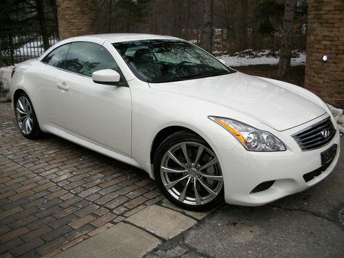 2009 g37 hardtop/conv.no reserve.leather/navi/sport/19's/bose/heat/pstar/rebuilt