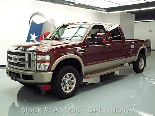 2008 ford f-350 king ranch crew 4x4 off-road diesel nav texas direct auto