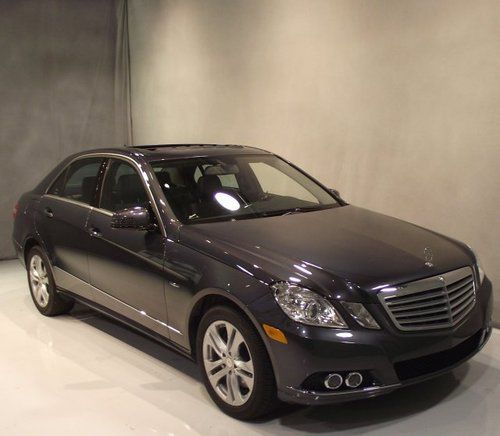 2011 11 mercedes-benz e350 bluetec sedan turbo diesel rwd grey/black e-class!!!!