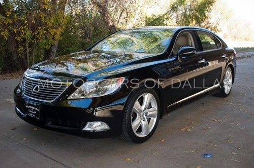2008 lexus ls460 1 owner leather navigation heated &amp; cool seats bluetooth camera