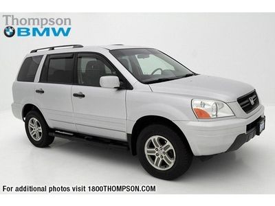 2003 honda pilot ex 3.5l v6 all wheel drive 3rd row seating one owner!