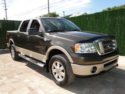 08 f150 king ranch 4x4 4wd 1 owner very clean fla supercrew crew cab pick up