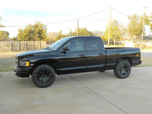 2005 dodge ram 1500 slt sport pkg  5.7l hemi v8 20in custom rockstar wheels