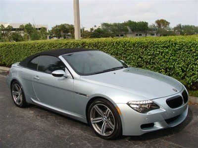 2008 bmw m6 convertible,100k warranty,navigation,carfax certified,low miles,nr