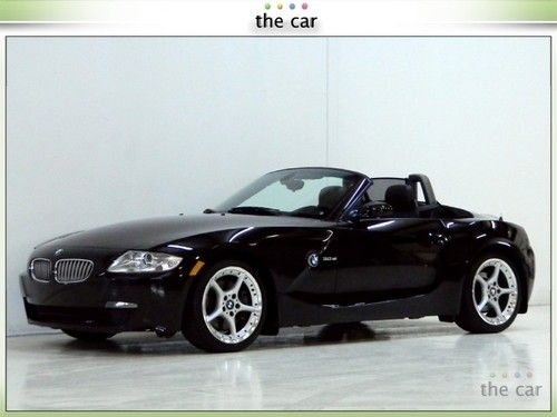 07 z4 3.0si convertible 6 speed! triple black! bmw certified 100k miles warranty