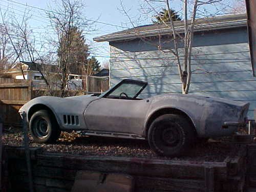 1968 corvette convertible needs restoration great project 95% complete
