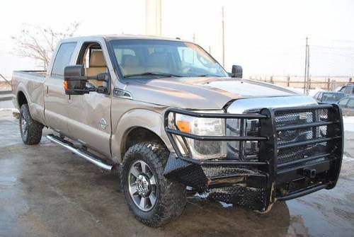 2011 ford f-350 sd lariat crew cab long bed 4wd damaged fixer turbo diesel l@@k