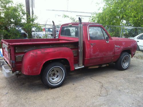 1979 dodge d100 lil red express truck-no reserve project truck