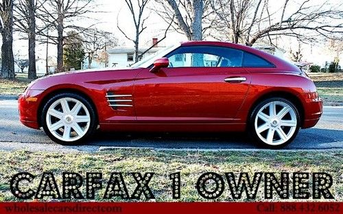 Chrysler crossfire fog lights rear spoiler leather power seats heated seats